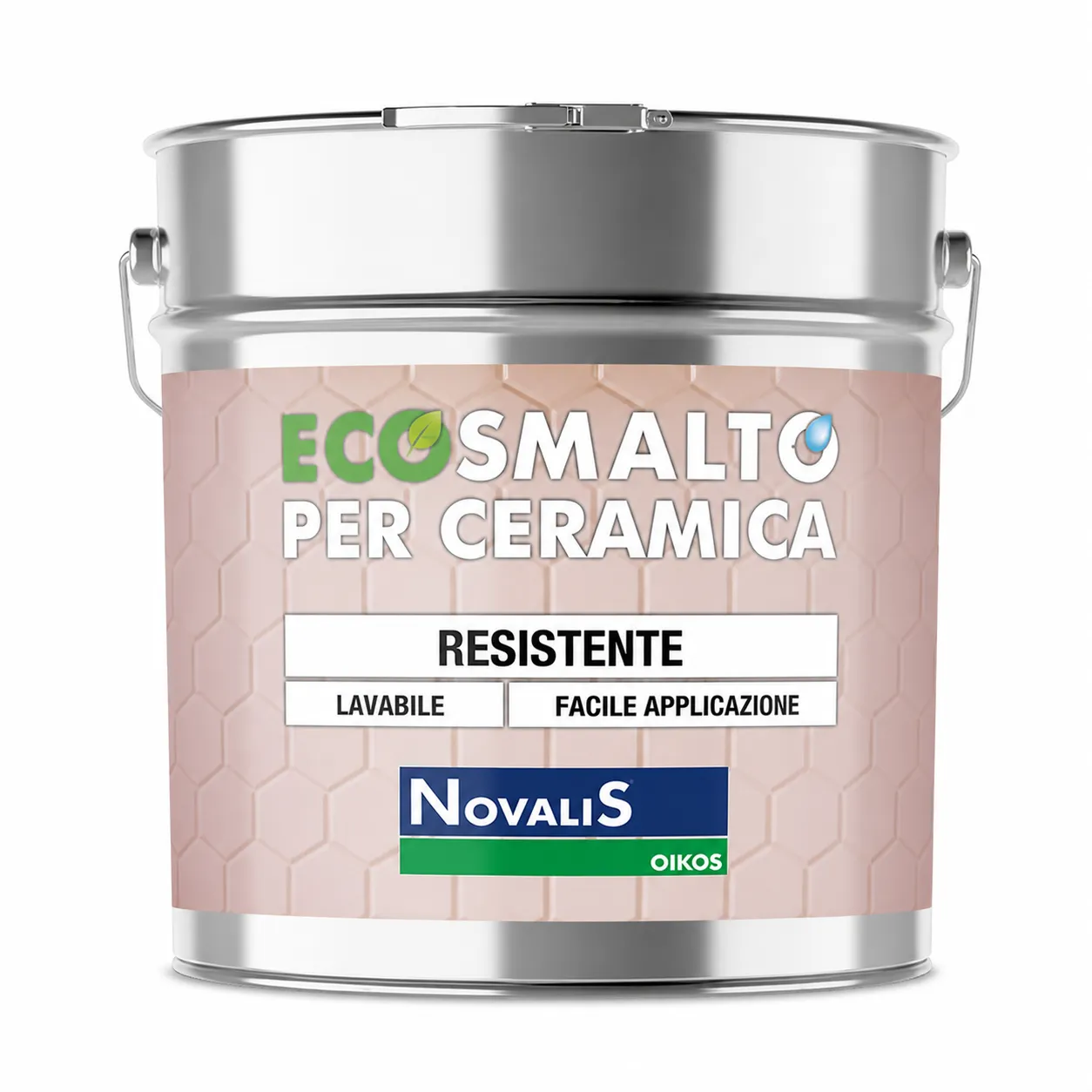 OIKOS Ecosmalto per Ceramica -kaakelimaalin pakkaus